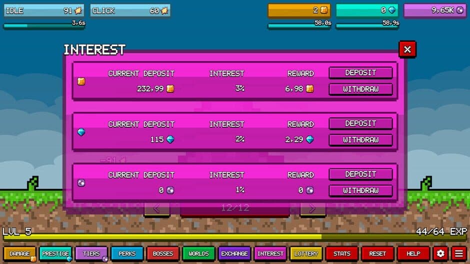 Скриншот 1 из Idle Pixels