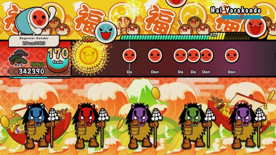 Скриншот 1 из Taiko no Tatsujin: Rhythm Festival - 2020s Pops Pack