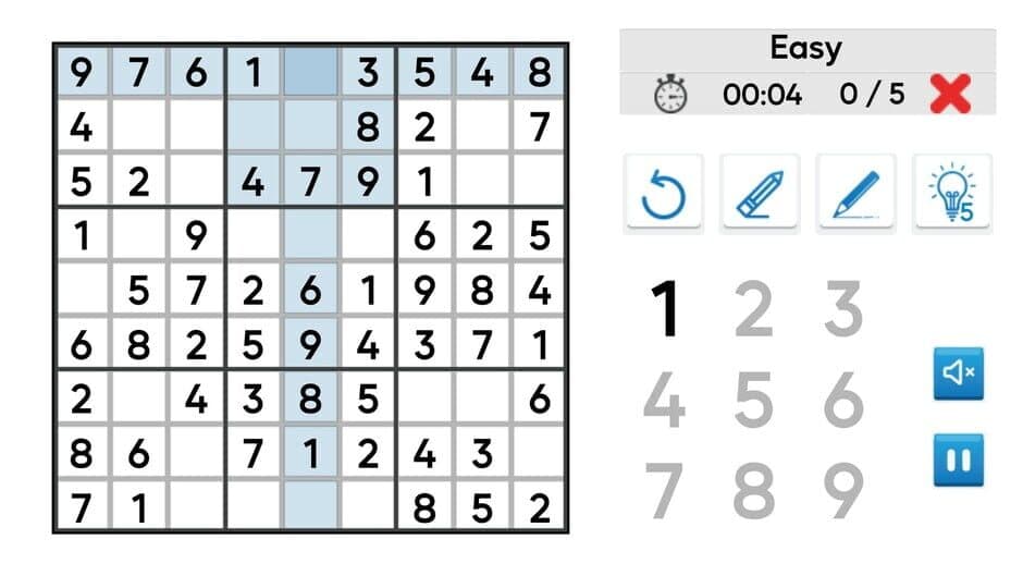 Скриншот 2 из Sudoku Mania