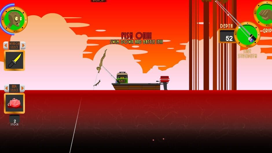 Скриншот 1 из Nightmare Fishing Tournament 2D