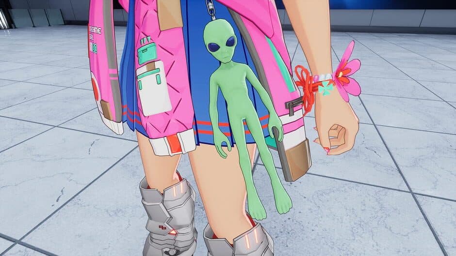 Скриншот 2 из Full Metal Schoolgirl: Accessory - "Grey Alien" in 2 Color Varieties