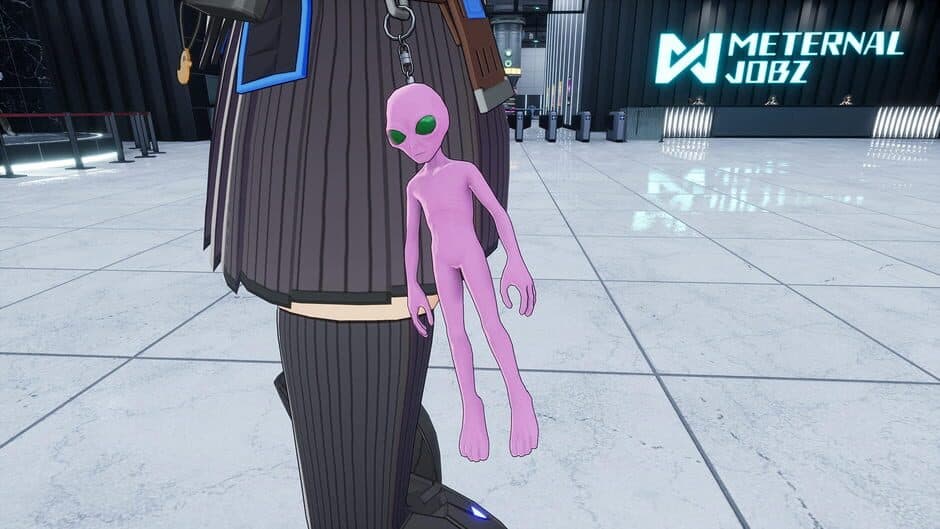 Скриншот 5 из Full Metal Schoolgirl: Accessory - "Grey Alien" in 2 Color Varieties