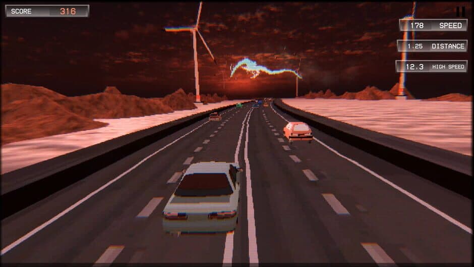 Скриншот 5 из Drift Highway: Retro Console Edition