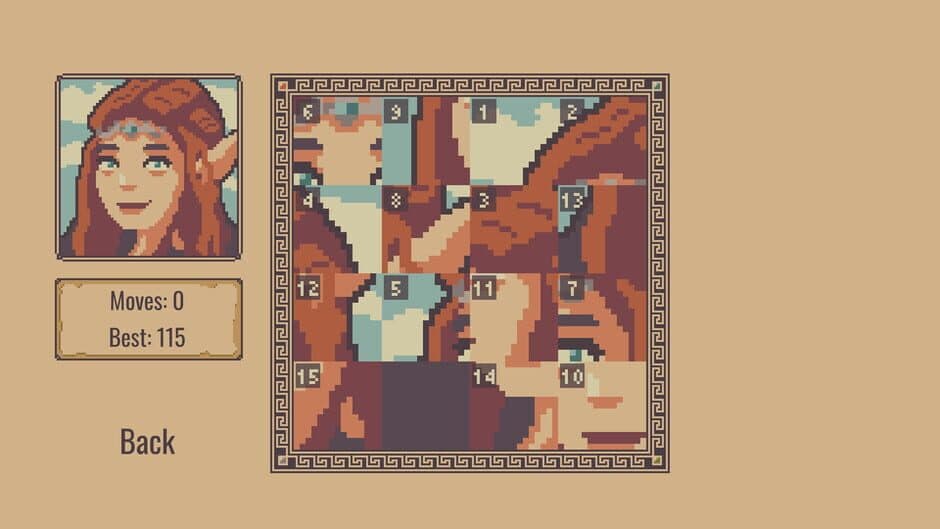 Скриншот 4 из Enchanted Valley: Fantasy Slide Puzzle