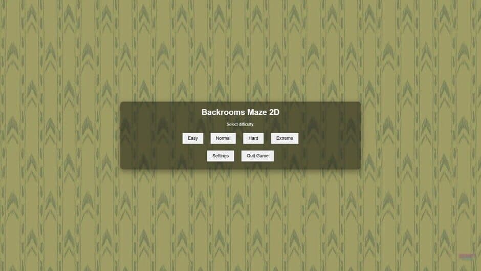 Скриншот 1 из Backrooms Maze 2D
