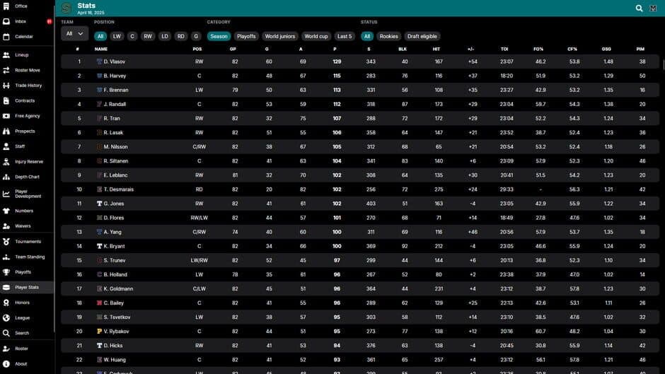 Скриншот 4 из Hockey Legacy Manager 25