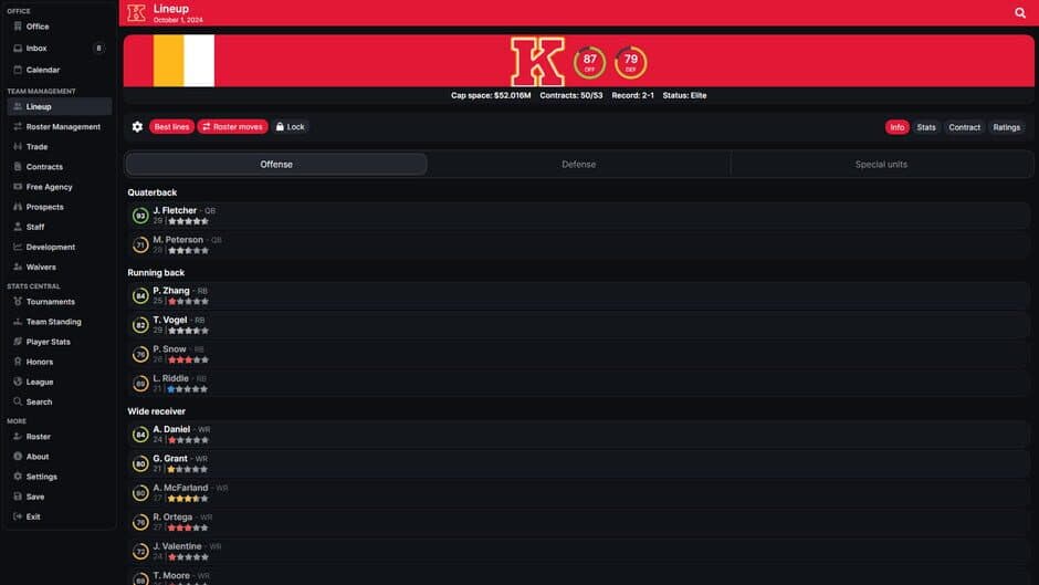 Скриншот 1 из Football Legacy Manager 26