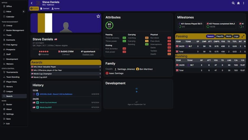 Скриншот 3 из Football Legacy Manager 26
