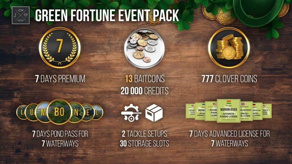 Скриншот 2 из Fishing Planet: Green Fortune Event Pack