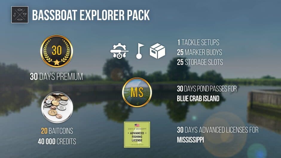 Скриншот 3 из Fishing Planet: BassBoat Explorer Pack
