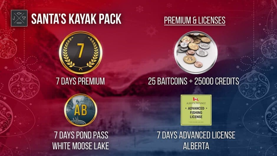 Скриншот 2 из Fishing Planet: Santa's Kayak Pack