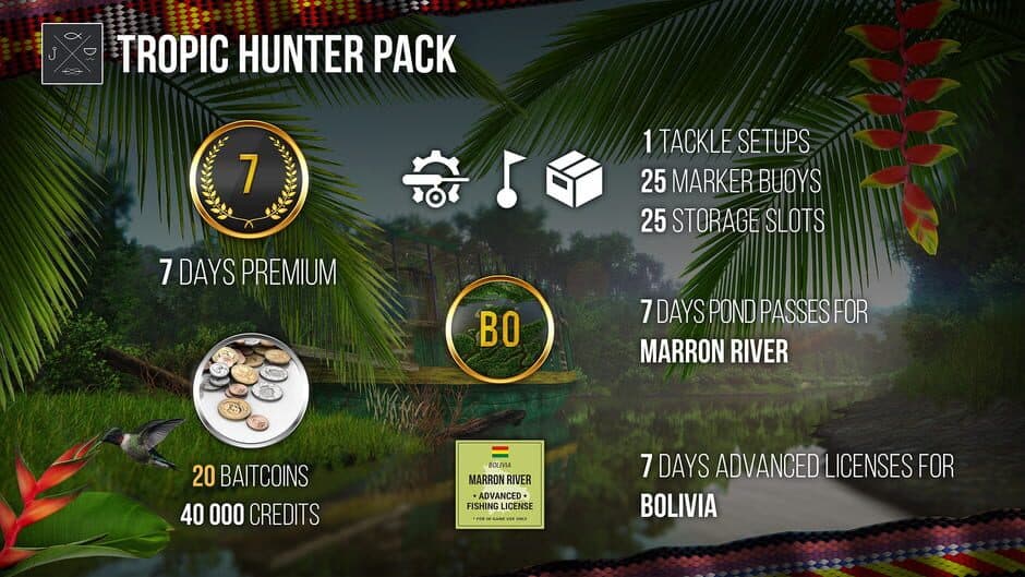Скриншот 3 из Fishing Planet: Tropic Hunter Pack