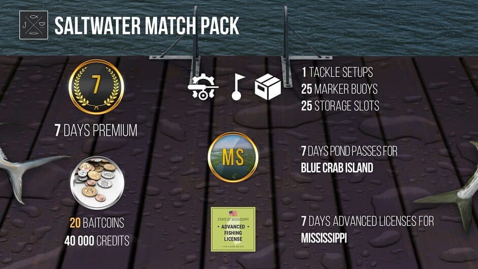 Скриншот 2 из Fishing Planet: Saltwater Match Pack