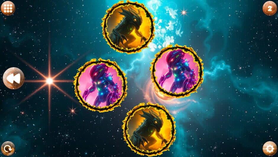 Скриншот 1 из Space Memory: Monsters