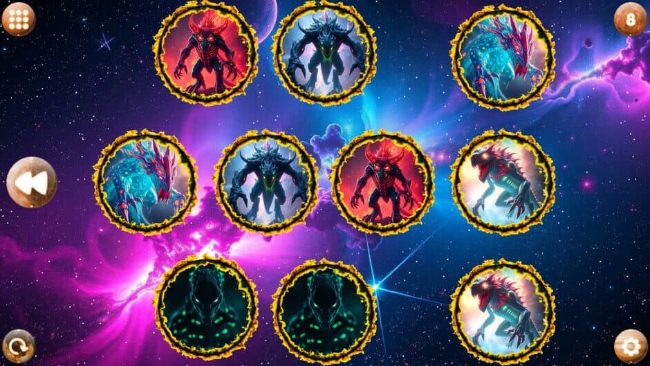 Скриншот 4 из Space Memory: Monsters