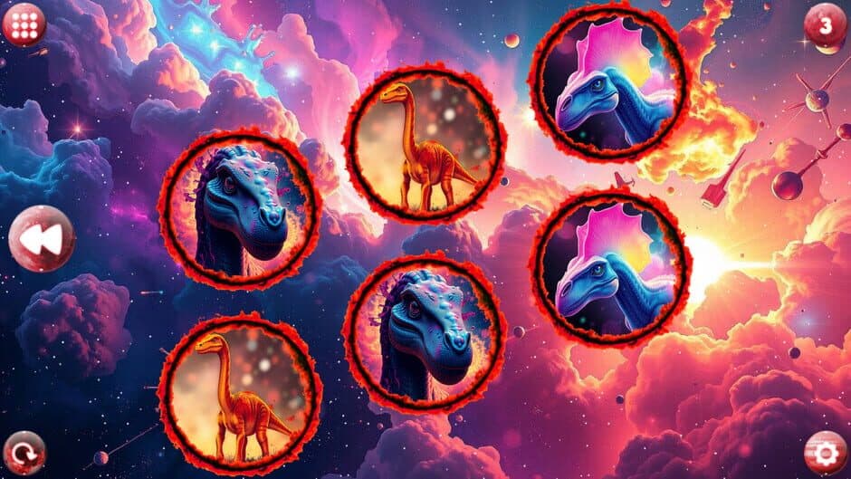 Скриншот 2 из Space Memory: Dinosaurs