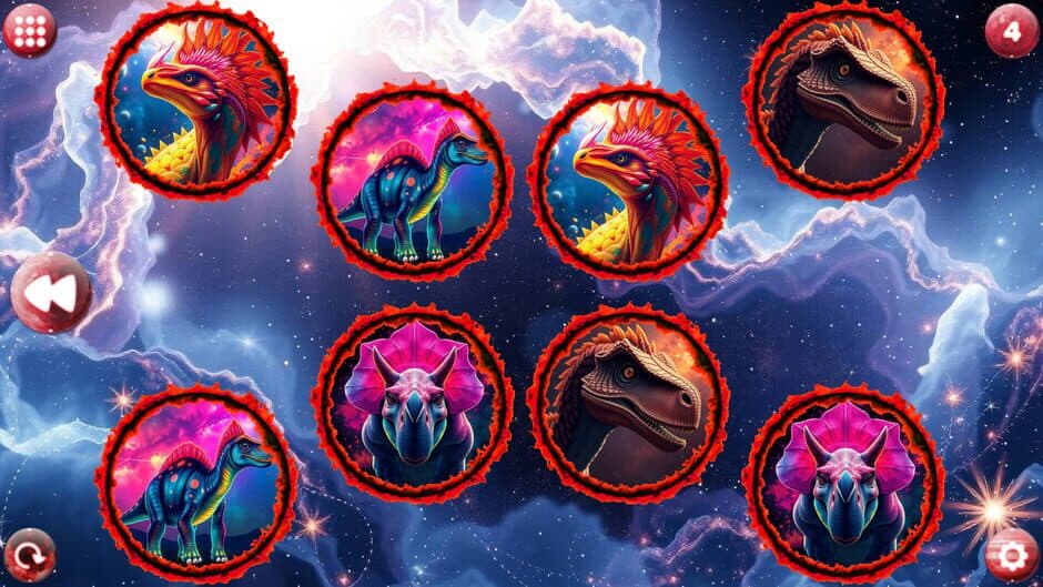 Скриншот 3 из Space Memory: Dinosaurs