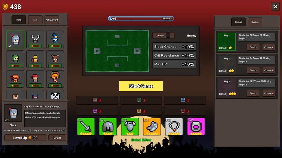 Скриншот 1 из Hero Secret Realm Survivor Roguelike
