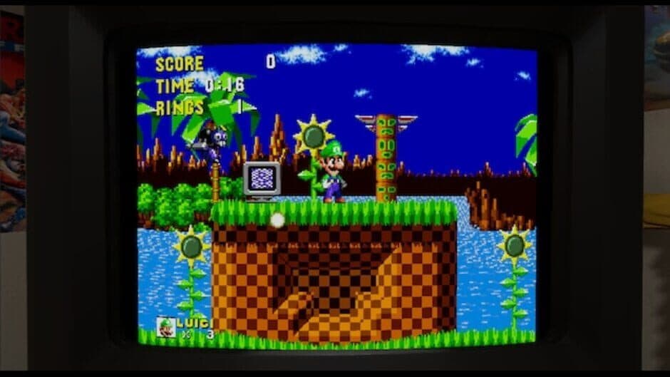 Скриншот 4 из Luigi in Sonic the Hedgehog