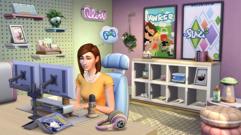 Скриншот 2 из The Sims 4: Comfy Gamer Kit