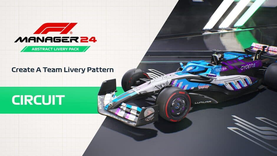 Скриншот 1 из F1 Manager 2024: Abstract Livery Pack