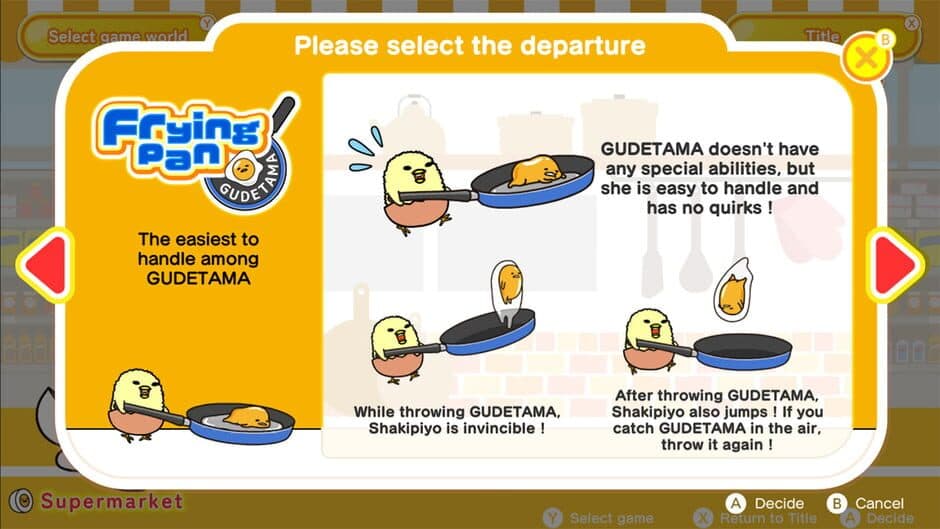 Скриншот 1 из Gudetamarun: Running Gudetama! But Gudetama wants to be Gudegude