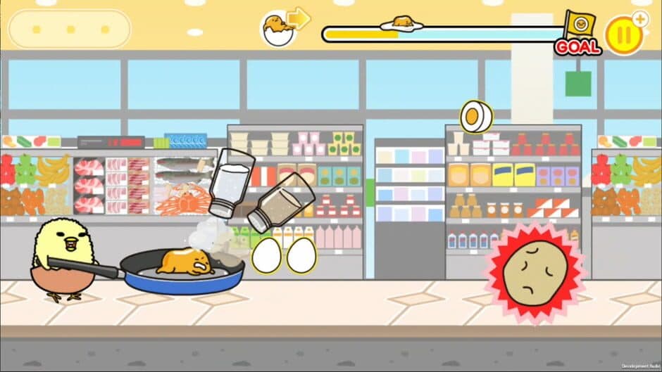 Скриншот 2 из Gudetamarun: Running Gudetama! But Gudetama wants to be Gudegude