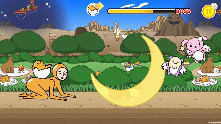 Скриншот 3 из Gudetamarun: Running Gudetama! But Gudetama wants to be Gudegude
