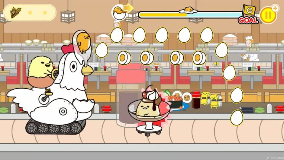 Скриншот 4 из Gudetamarun: Running Gudetama! But Gudetama wants to be Gudegude