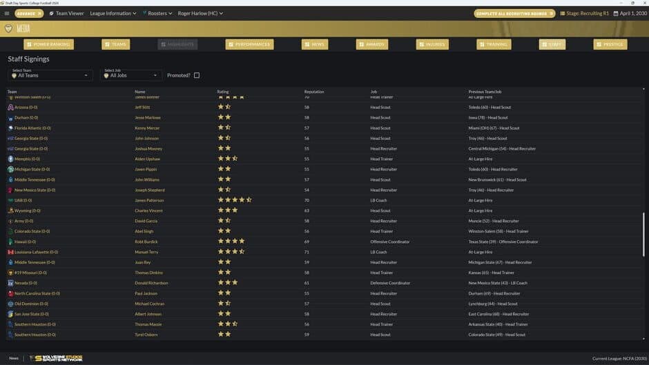 Скриншот 6 из Draft Day Sports: College Football 2026