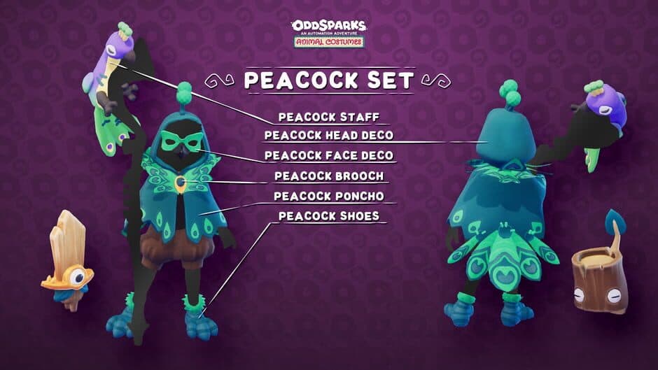 Скриншот 8 из Oddsparks: An Automation Adventure - Animal Costumes Pack