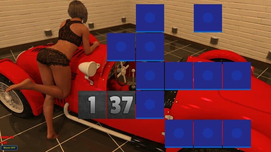 Скриншот 1 из Sexy Memory Puzzle: Sports Car Girl