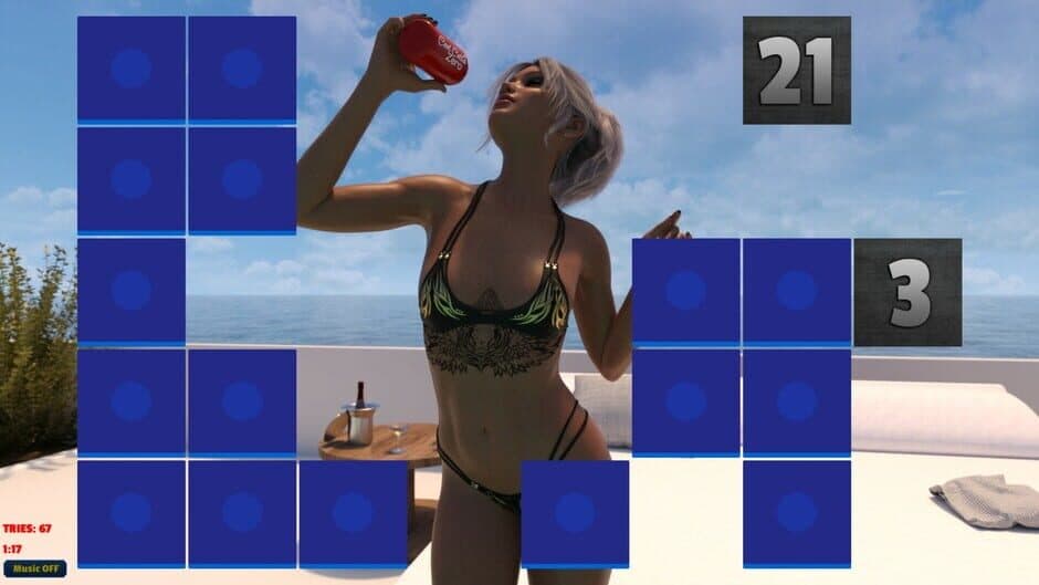 Скриншот 2 из Sexy Memory Puzzle: Pool Girls