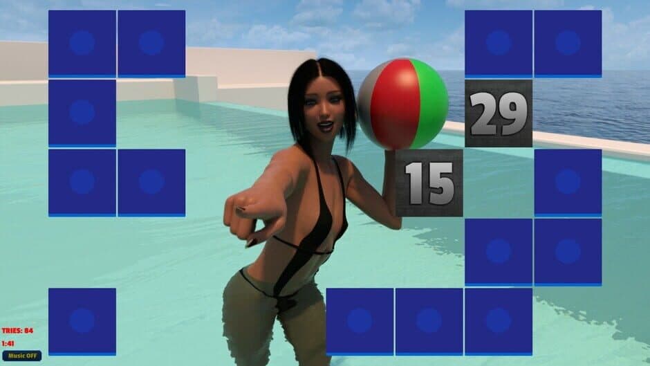 Скриншот 3 из Sexy Memory Puzzle: Pool Girls