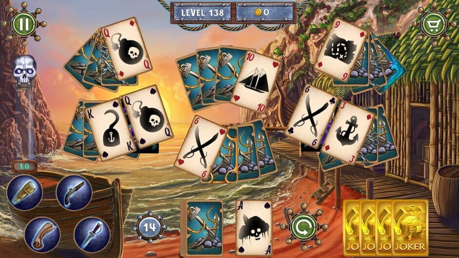 Скриншот 6 из Pirates Adventure Solitaire