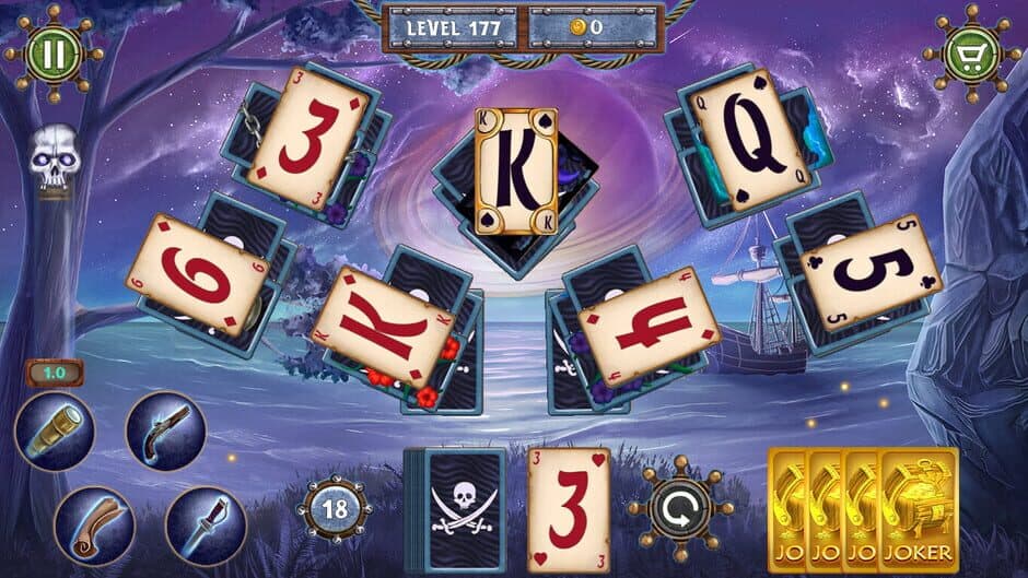 Скриншот 4 из Pirates Adventure Solitaire