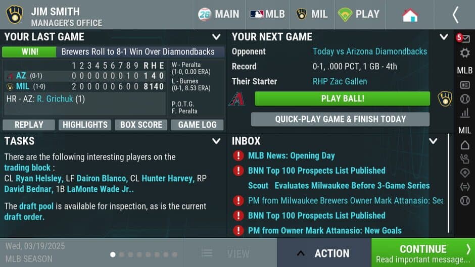 Скриншот 3 из OOTP Baseball 26 Go!