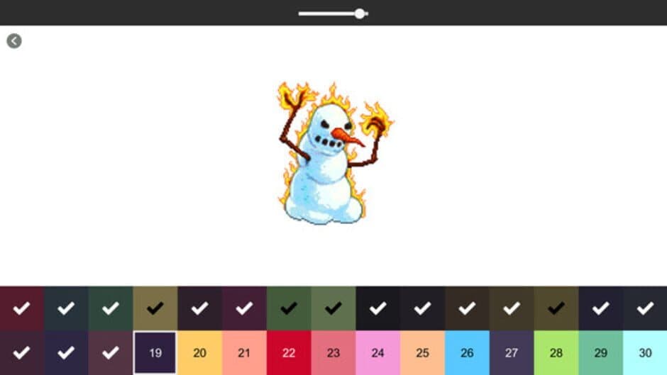 Скриншот 2 из Retro-Pixel Color Palette: Color by Number