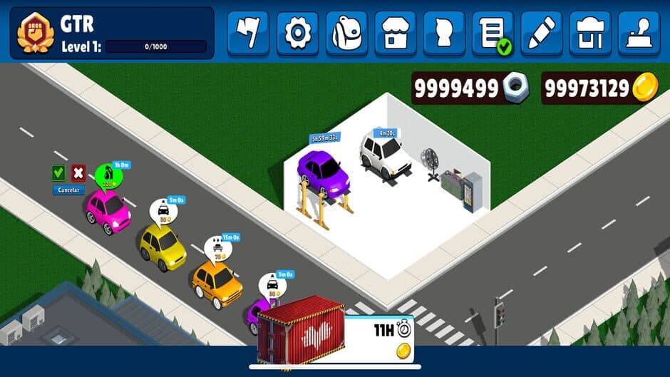 Скриншот 1 из GTR: Garage Town Racing