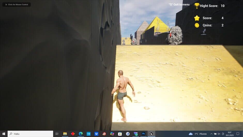 Скриншот 1 из Man Without Clothes Runner