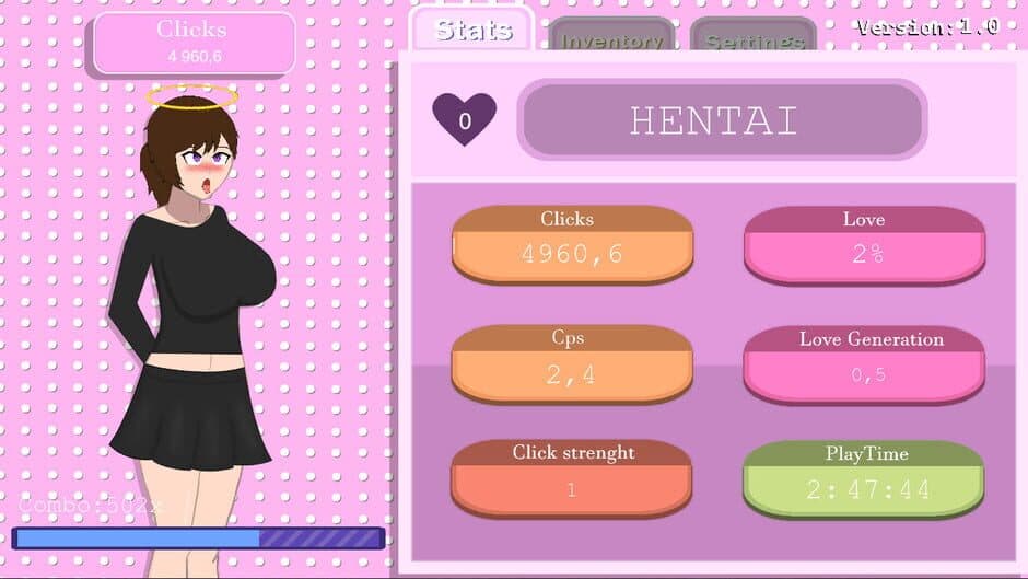 Скриншот 1 из Hentai Clicker