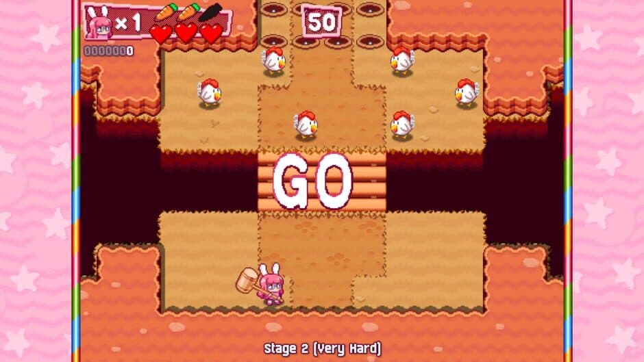 Скриншот 1 из Hyper Bun Buster: Rocket Hammer Action