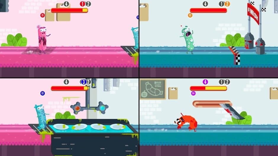Скриншот 4 из Run Sausage Run!: Bones Edition