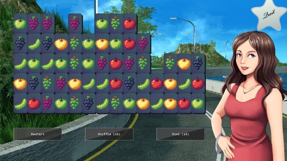 Скриншот 1 из Date With a Girl: Mahjong