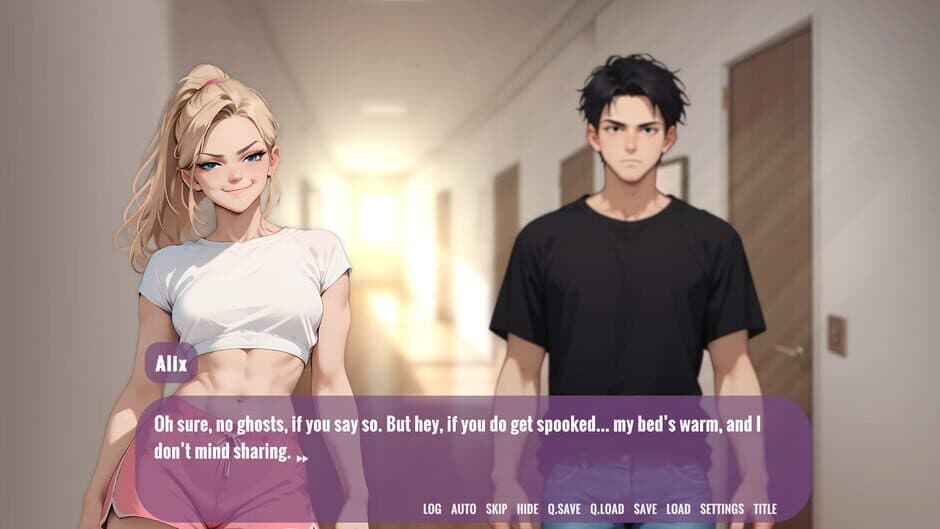 Скриншот 1 из Help! My New Roommate Is a Hung Goth Futanari Ghost!