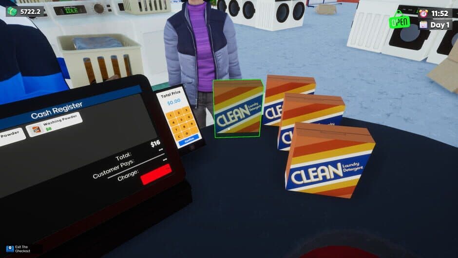 Скриншот 3 из Laundry & Supermarket Simulator