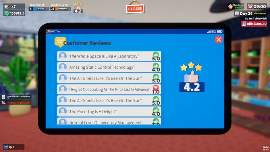 Скриншот 8 из Laundry & Supermarket Simulator