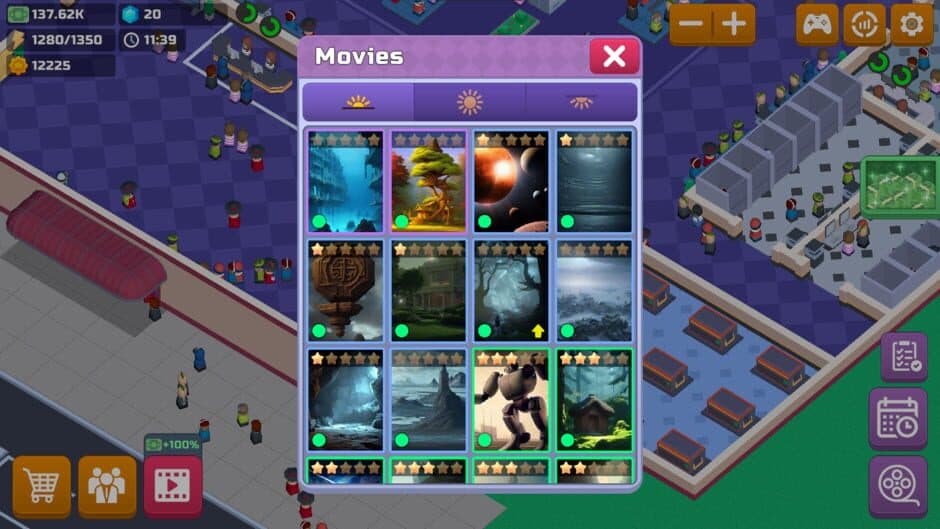 Скриншот 3 из Idle Cinema Tycoon