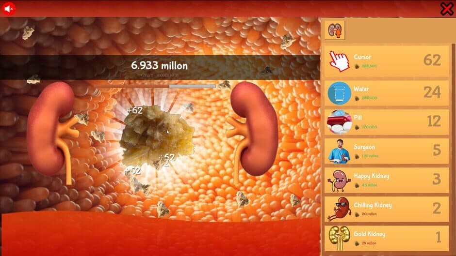 Скриншот 1 из Kidney Stone Clicker