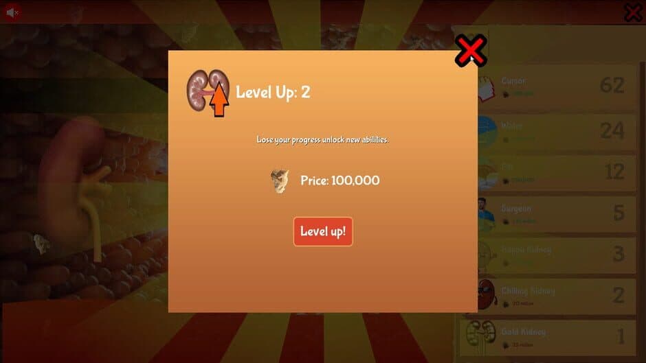 Скриншот 3 из Kidney Stone Clicker